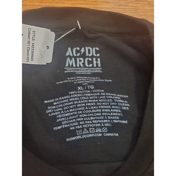 AC/DC Tshirt Men's Sz XL 'For Those About To‎ Rock' Officially Licensed B… - Picture 3 of 5